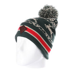 Шапка с помпоном Запорожец Deer Beanies Green