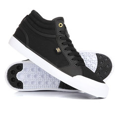 Кеды кроссовки высокие DC Evan Smith Hi Black/Gold