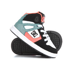Кеды кроссовки высокие детские DC Rebound Se Ul Black/Multi/White