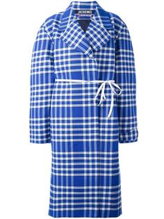 checked oversized coat  Jacquemus