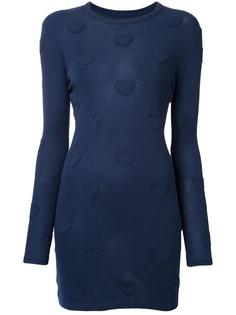 hearts motif knit dress Zoe Karssen