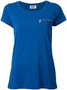 chest zip T-shirt Sonia By Sonia Rykiel