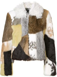 patchwork fur jacket Proenza Schouler