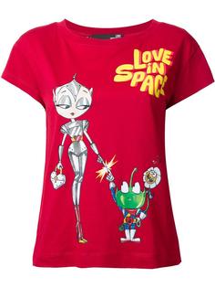 футболка 'love in space'  Love Moschino