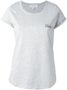 футболка с вышивкой Maison Labiche