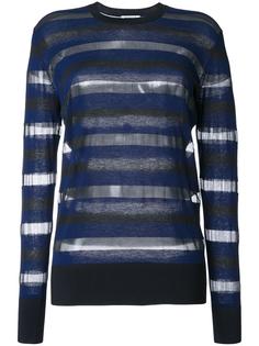 sheer striped longsleeved T-shirt Sonia By Sonia Rykiel
