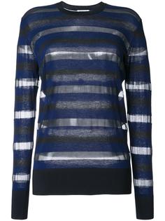 sheer striped longsleeved T-shirt Sonia By Sonia Rykiel