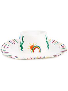 шляпа с принтом пустыни Mira Mikati