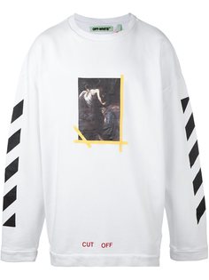 толстовка с принтом картины Off-White
