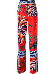 брюки с узором Emilio Pucci