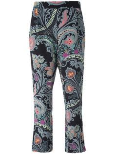 брюки с узором пейсли Etro