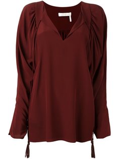 slit front blouse Chloé
