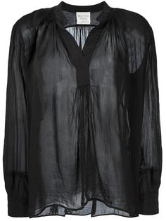 band collar sheer blouse  Forte Forte