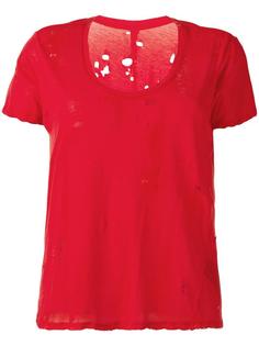 футболка с рваными деталями Unravel Project