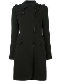 однобортное пальто Emporio Armani