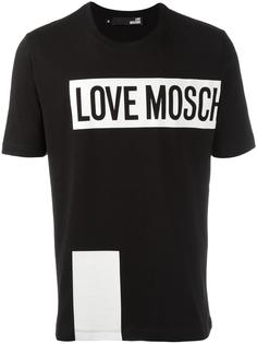 футболка с логотипом Love Moschino