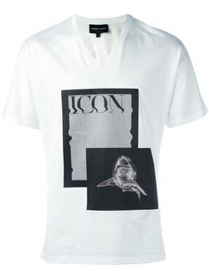 футболка с принтом 'Icon Shark' Emporio Armani