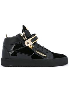 кеды с элементом булавки Giuseppe Zanotti Design
