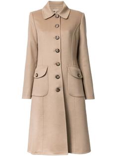 buttoned mid coat Michael Kors