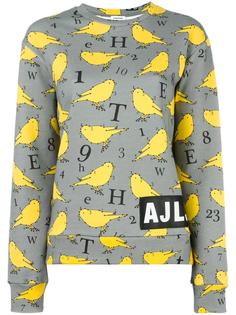 bird print sweatshirt  Au Jour Le Jour