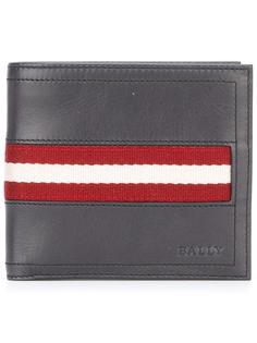 striped detailing flat wallet Bally