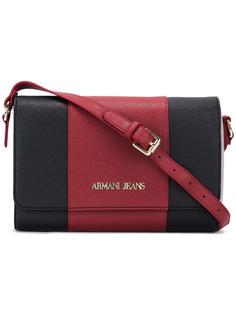 flap closure crossbody bag Armani Jeans