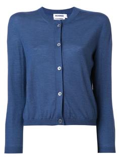 round neck buttoned cardigan Jil Sander