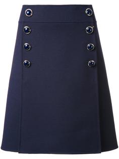 buttoned A-line skirt Michael Kors