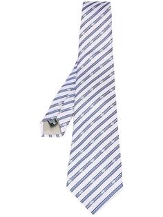 галстук с полосатым узором Armani Collezioni