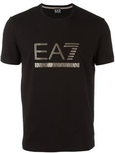 футболка с принтом-логотипом Ea7 Emporio Armani