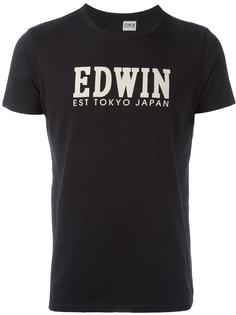 футболка с принтом-логотипом Edwin