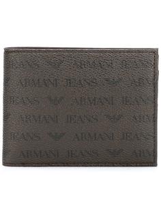 logo print flat wallet Armani Jeans