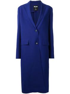 single breasted coat MSGM