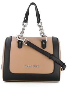 flap closure tote bag Armani Jeans