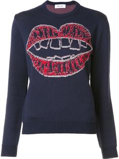 'Kiss' embroidered jumper Jimi Roos