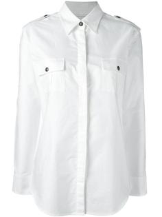 epaulette detail plain shirt Pierre Balmain