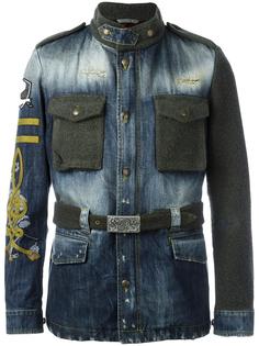джинсовая куртка с панельным дизайном Gabriele Pasini