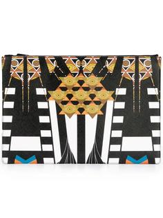 клатч с принтом Givenchy