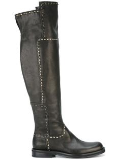 stitching details boots  Fabi