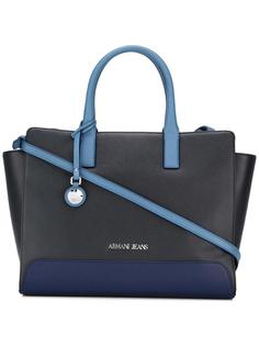 zip up tote bag Armani Jeans