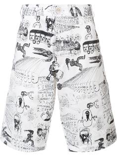 illustrated print shorts Comme Des Garçons