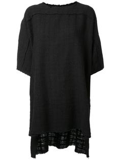 woven raw edge T-shirt Faith Connexion