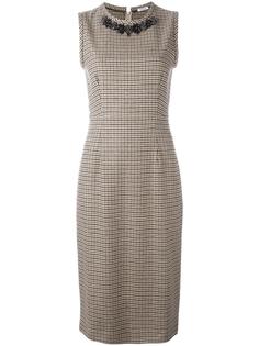 plaid mid dress P.A.R.O.S.H.