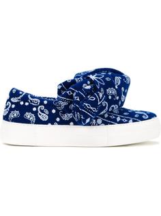 jacquard bow detail sneakers Joshua Sanders