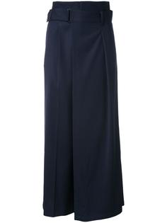 belted pleated palazzo pants En Route