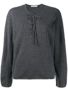 lace up front jumper Vince