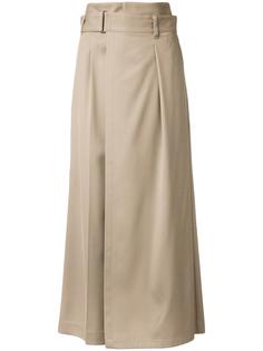 belted pleated palazzo pants En Route