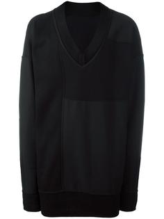 oversized v-neck jumper  System Homme