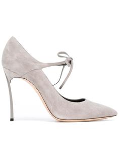 туфли на шпильках со шнуровкой Casadei