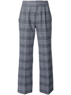 checked cropped trousers Loveless
